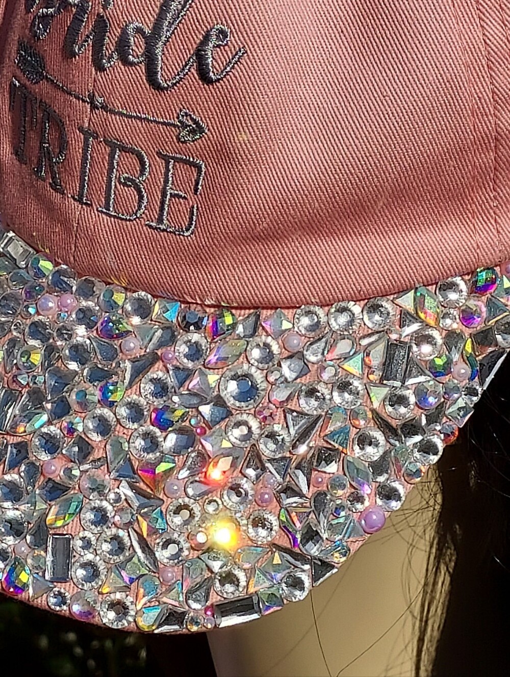 Swarovski Crystal Bridal Bling Hat - Picture 4 of 6